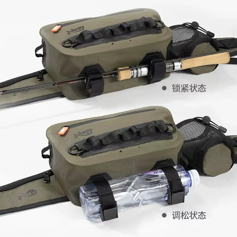 Mochila de pesca impermeable con compartimentos para señ - imagen 5