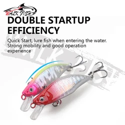 Walk Fish Señuelo Minnow Crank hundimiento lento para lubina y lucio