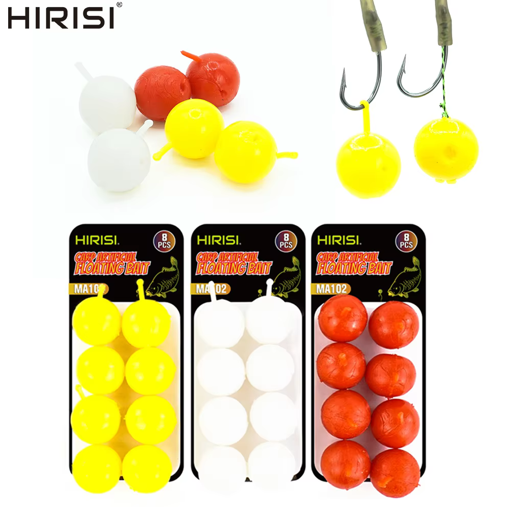 Cebo flotante para carpa de silicona sabor maíz Hirisi - imagen 4