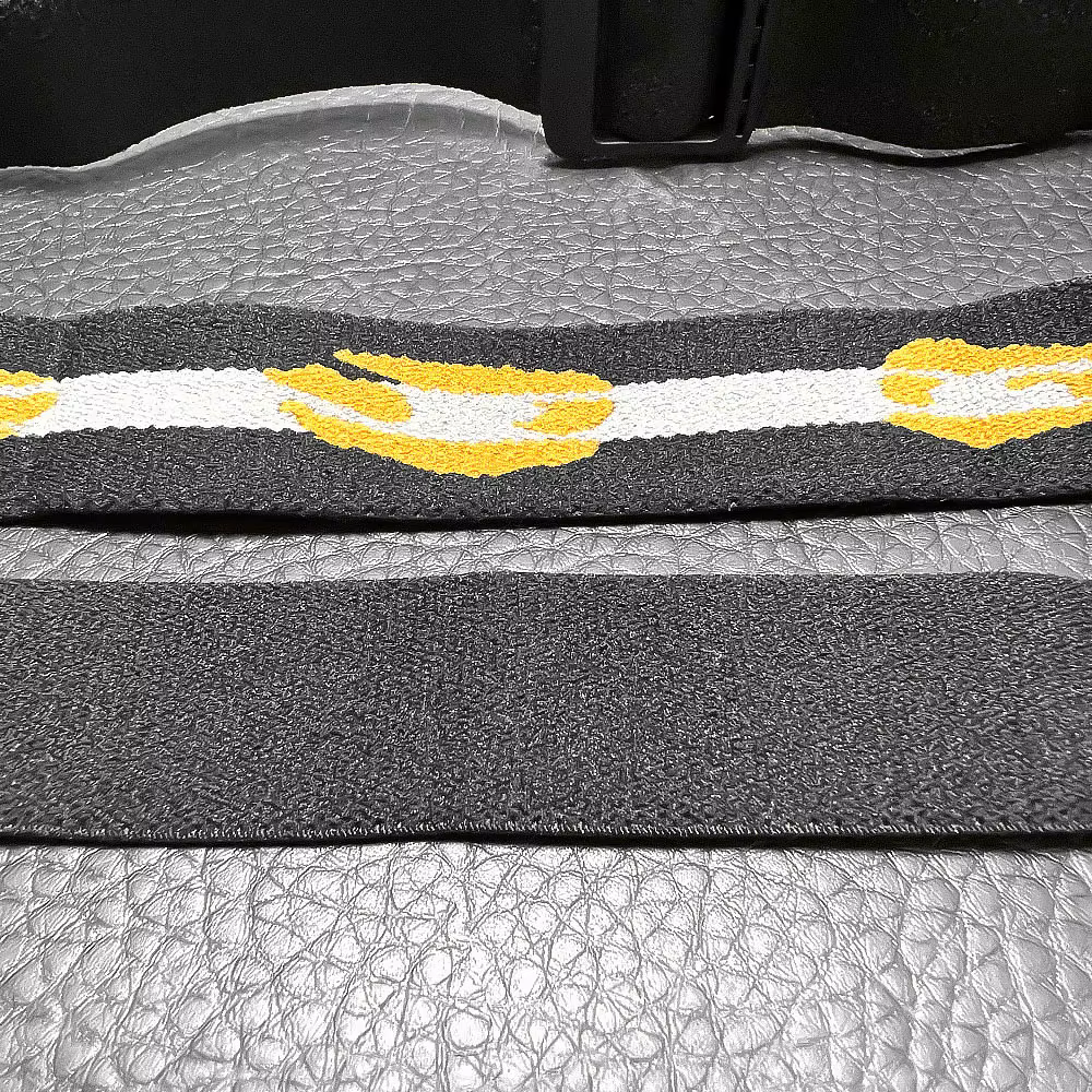 Correa elástica negra ajustable para frontal de pesca - imagen 5