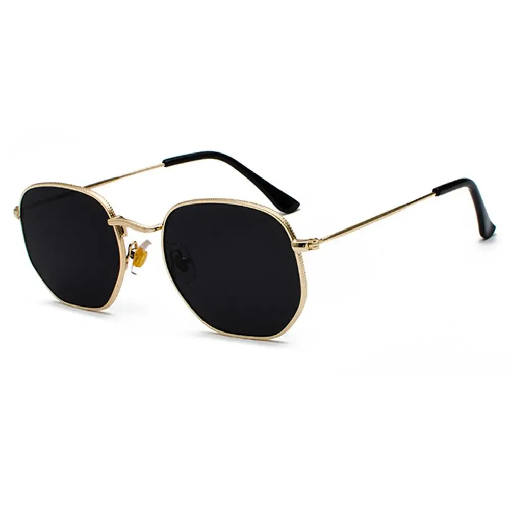 Gafas polarizadas pesca UV400 – Montura metálica, lentes cuadradas espejo - imagen 2