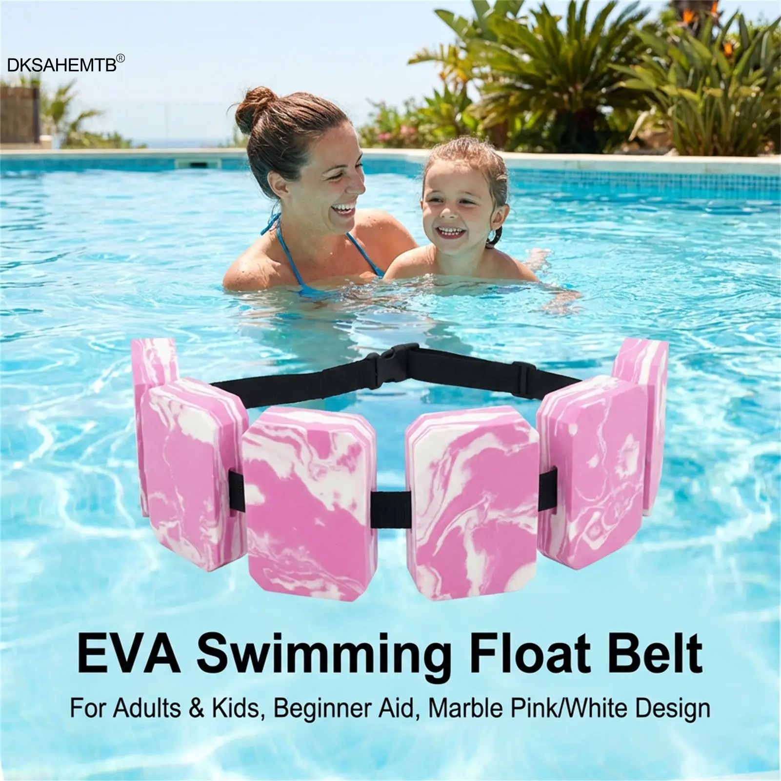 Cinturón de flotación EVA grueso portátil para natación - imagen 3