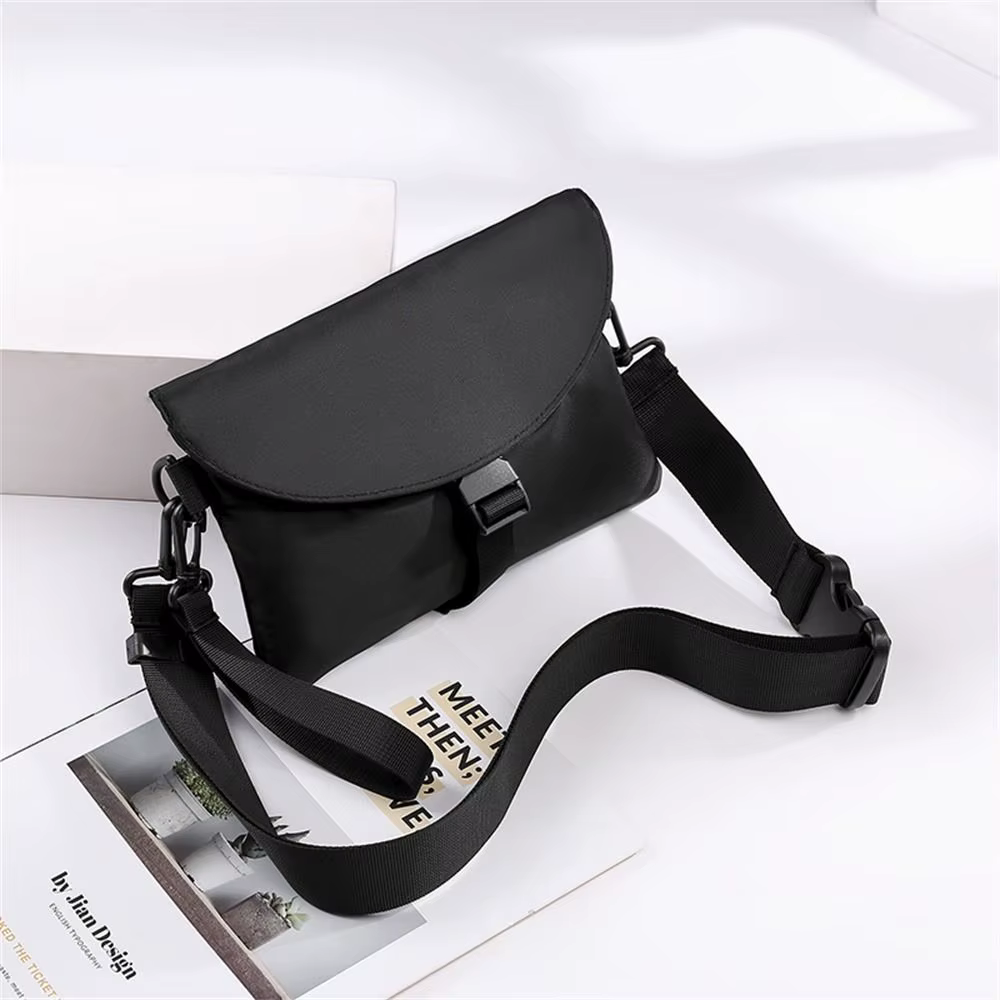 Bolsa bandolera para móvil de nailon, para correr y trail