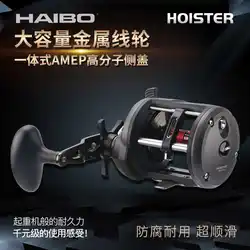 Carrete Surfcasting Haibo Hoister LC con Pantalla Digital de Largo Alcance