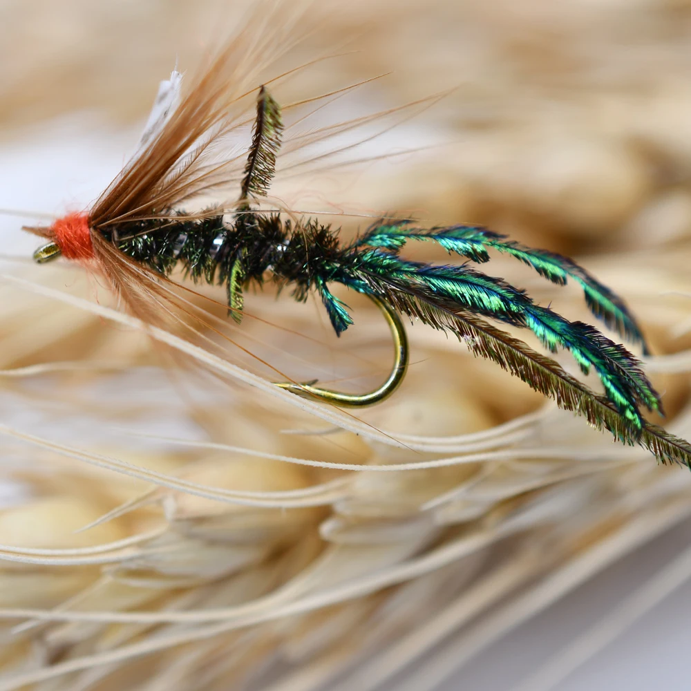 MNFT Plumas de pavo real para ninfa y scud – mosca - imagen 4