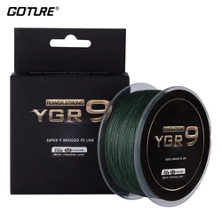 Línea Trenzada Goture YGR9 PE – 9 hilos para mar y río