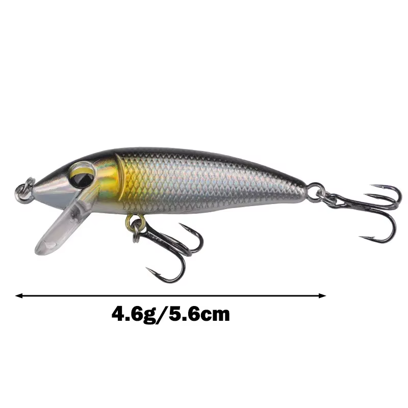 Outkit Swimbait Minnow Flotante 5,6cm 4,6g para lucio - imagen 5