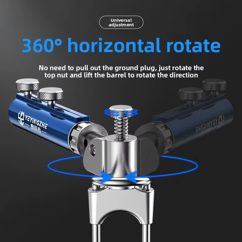 Portacañas QAJTAO Wanxiang – Soporte Acero Inoxidable con Punta Clavable para Playa - imagen 4
