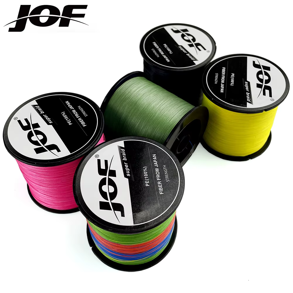 Línea trenzada JOF - Carpa 10-80 lb, 4 hebras