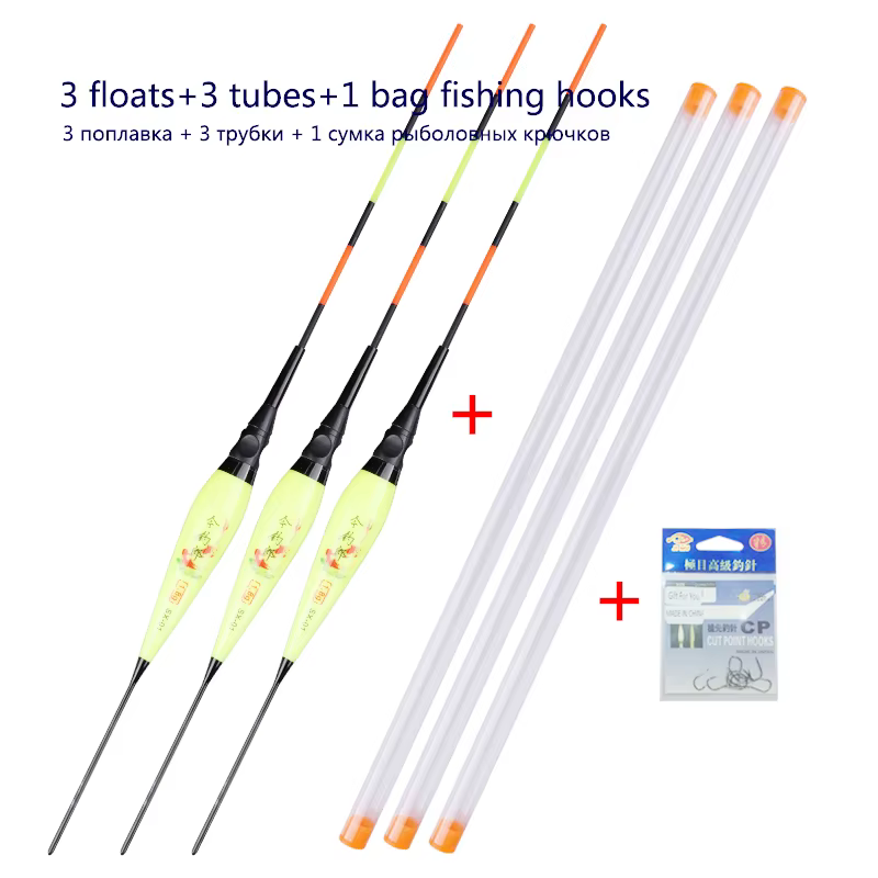 Boyas luminosas para pesca de carpa – Flotadores con tubos - imagen 4