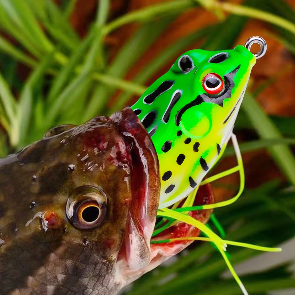 Acción tipo “rana” con recuperación mediante pausas