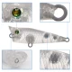 Señuelos Popper sin pintar Free Fisher Mini – Cebo duro blanco - imagen 4