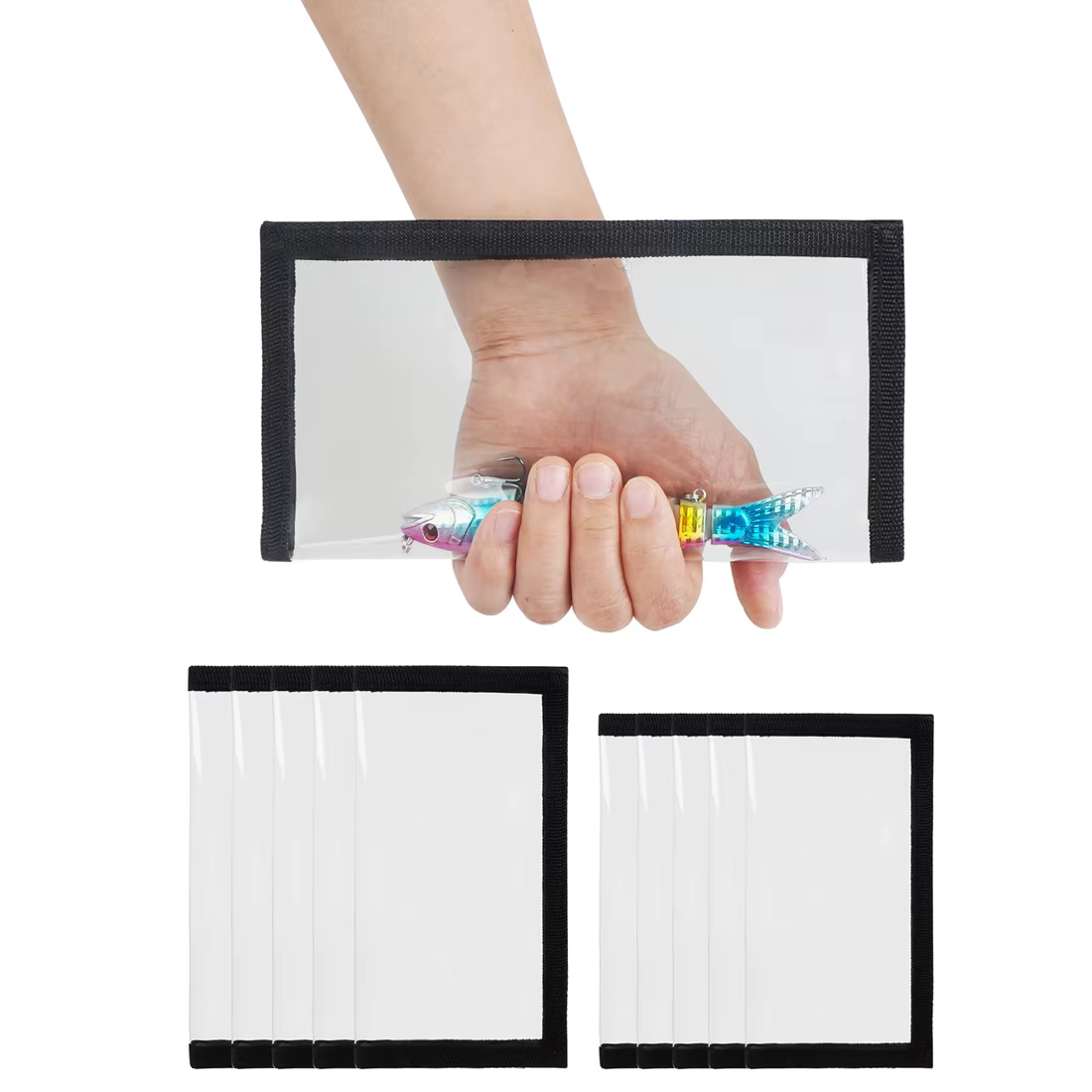 Protectores de anzuelos para pesca PVC transparente en agua salada - imagen 2