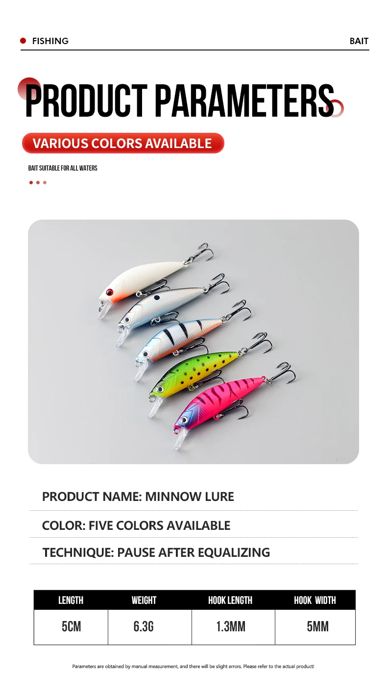 Variedad de colores del set