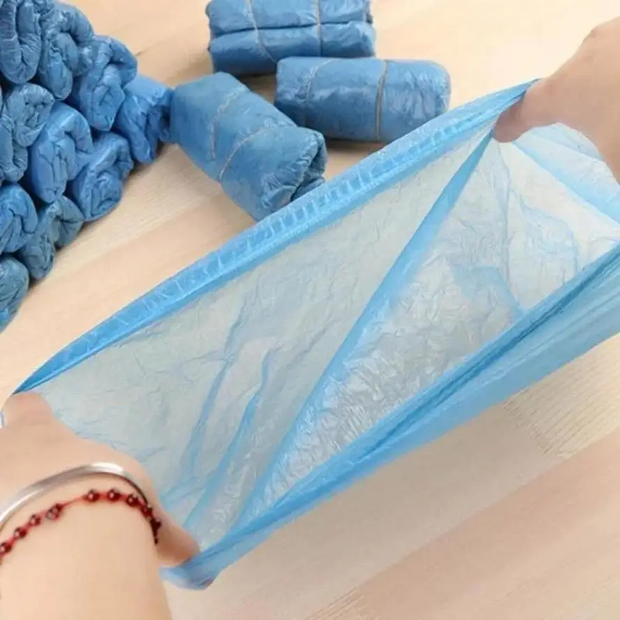 Cubrecalzado impermeable desechable de plástico antideslizante - imagen 4