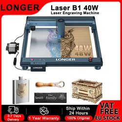 Grabador láser Longer B1 preciso: grabado 3D y control por app