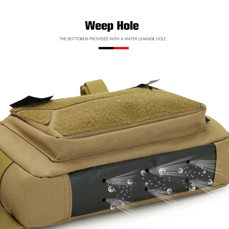Bolsa de pecho para pesca táctica impermeable con sistema MOLLE - imagen 2