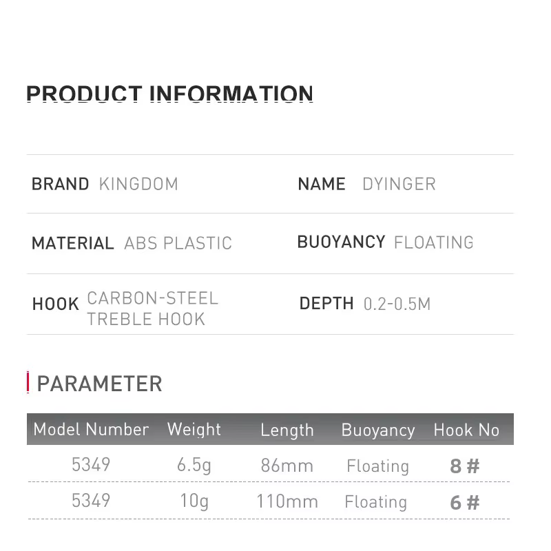 Señuelo Kingdom Pencil 110 mm Flotante para Lubina