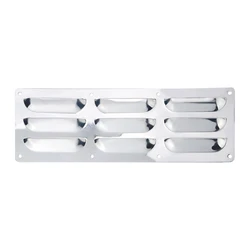 Rejilla ventilación louver acero inoxidable para embarcación