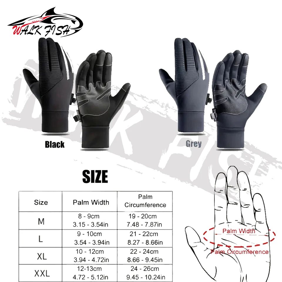 Walk Fish Guantes de Pesca Térmicos – Impermeables antideslizantes - imagen 5
