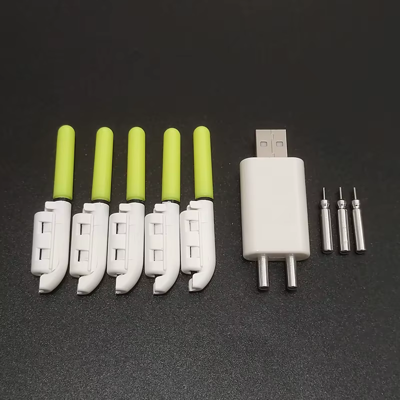 Luz electrónica clip A627 impermeable para caña de pescar