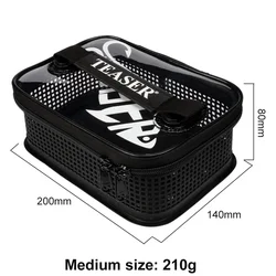 Bolsa portaseñuelos jigging con clips metálicos