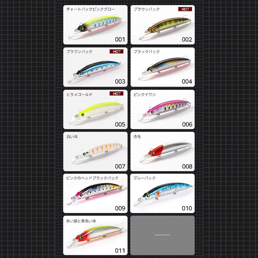 Hunthouse Gyodo Jerkbait – Minnow flotante topwater lubina - imagen 5