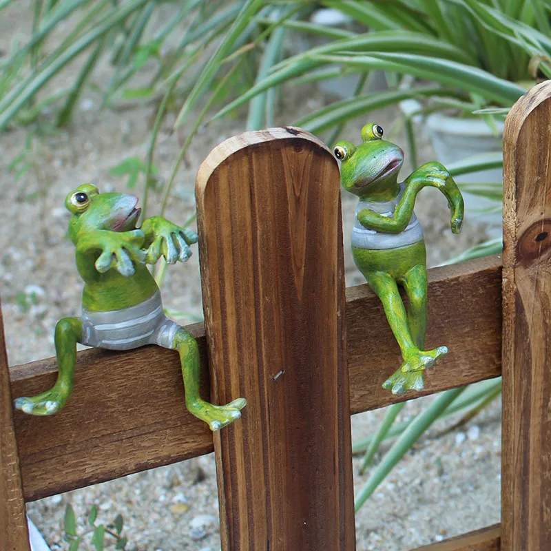 Ranas decorativas para decoración de macetas y jardín