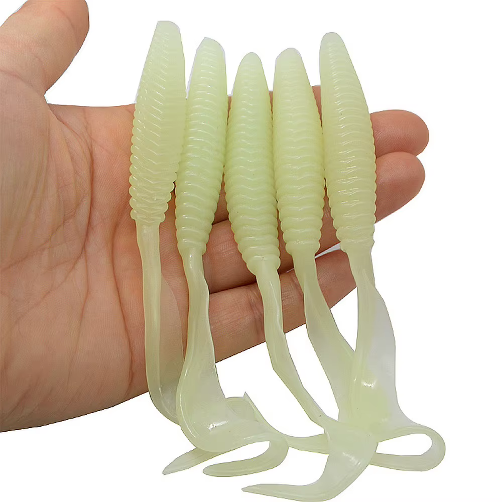 Swimbait Curl Tail – Señuelo de vinilo para Lucio - imagen 4