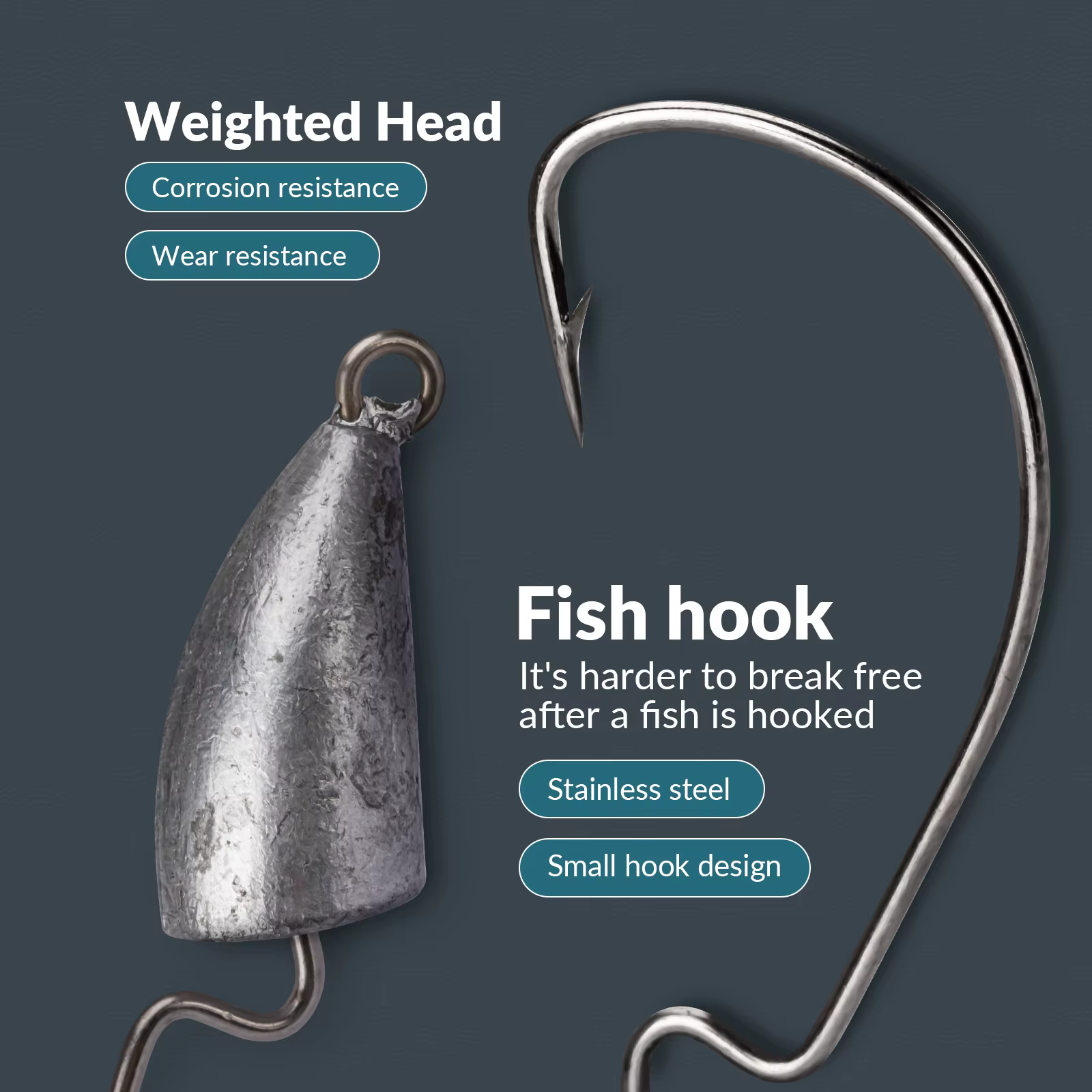 THKFISH Jig Head Manivela sin enredos para vinilo - imagen 5