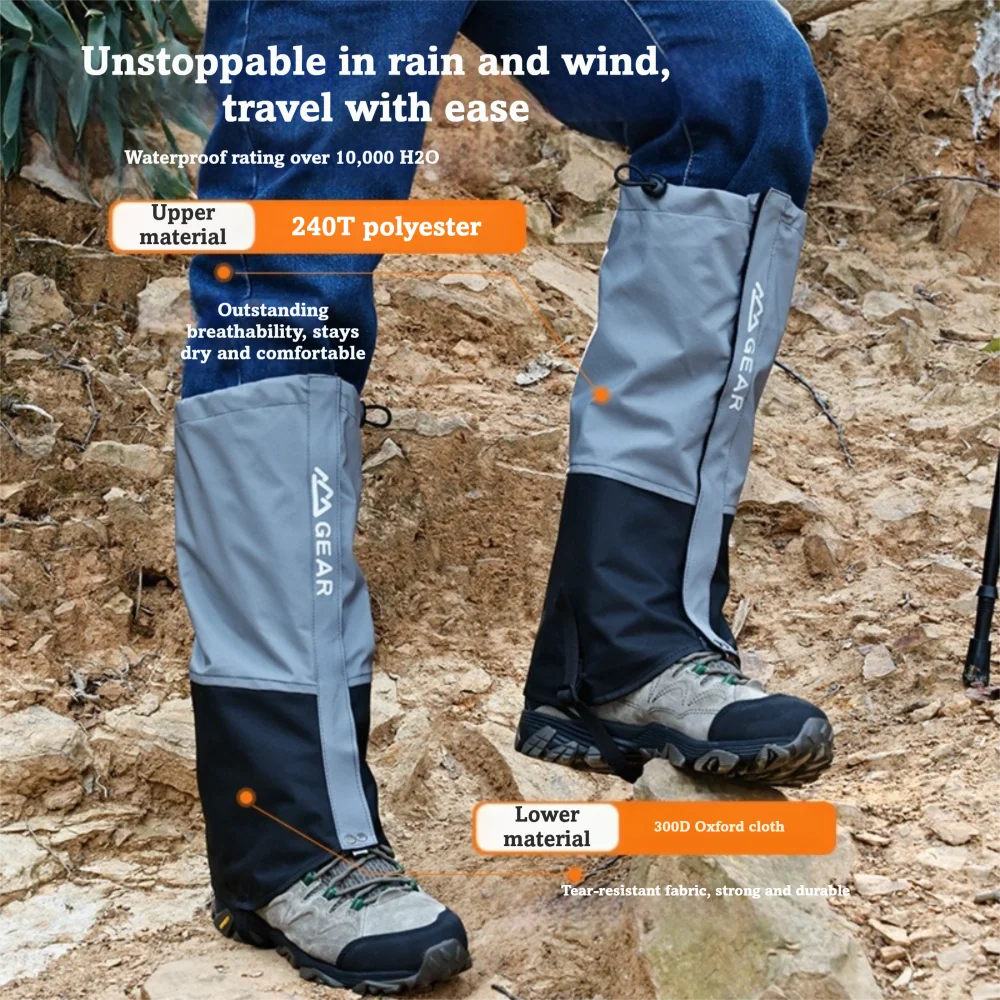 Uso sobre pantalón y botas de montaña
