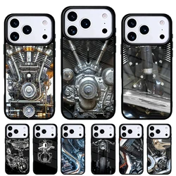 Funda iPhone con diseño de motor de motocicleta