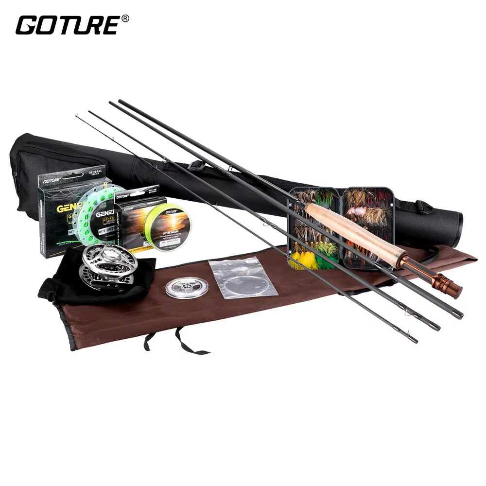 Kit Goture caña de mosca – Completo con carrete y señora de pesca