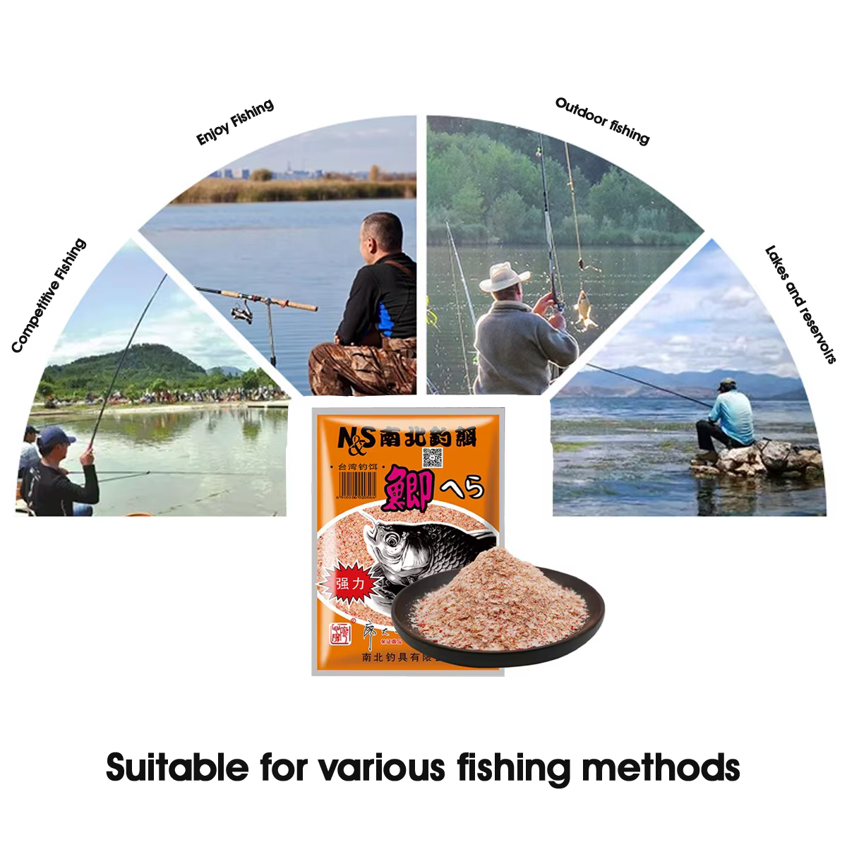 Embalaje del cebo de pesca HIRITH 112g