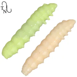 Señuelo de silicona TN69 flotante luminoso para trucha aromático