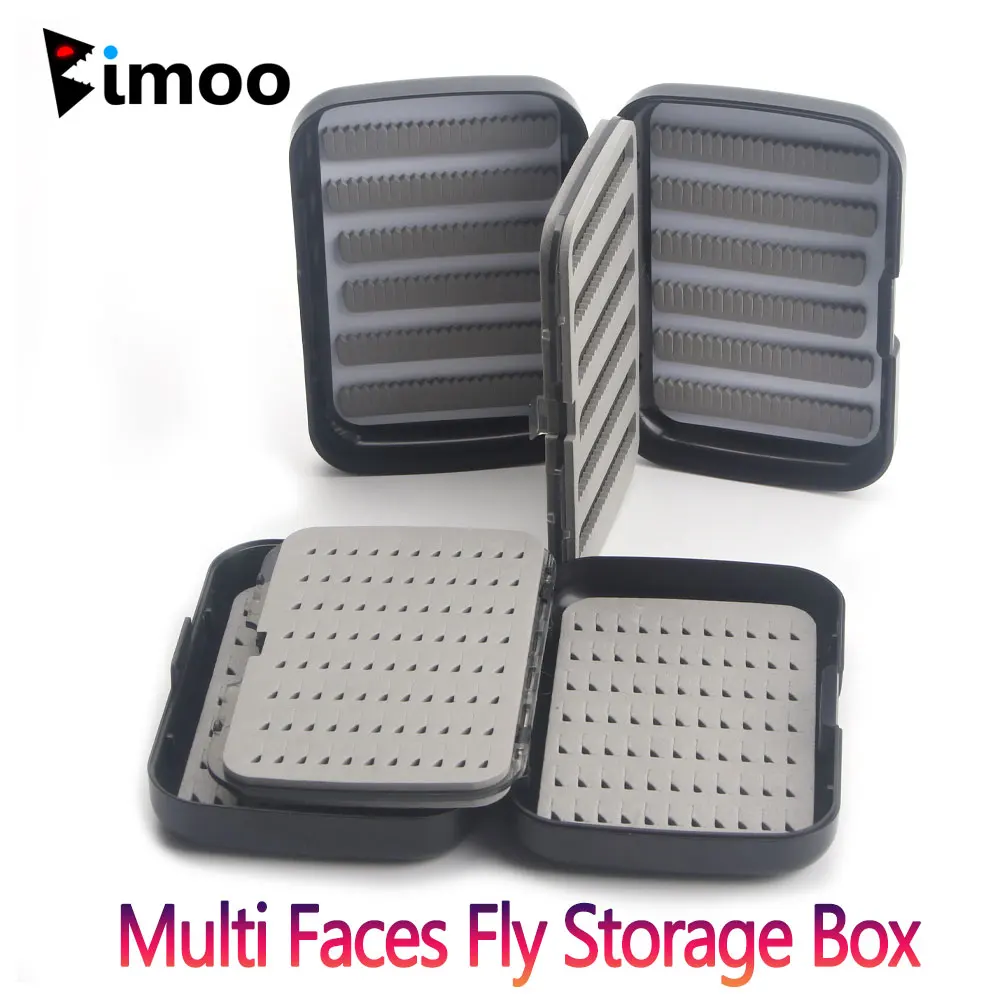 Caja multicara para moscas en uso