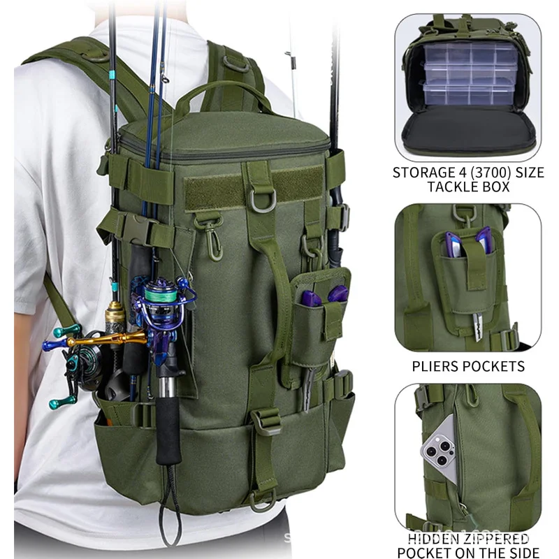 NUNATAK Bolsa de pesca impermeable para exteriores, gran capacidad - imagen 2