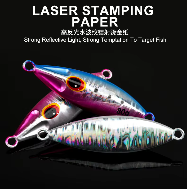 Teaser J72 jig lente en diferentes pesos para pesca marina