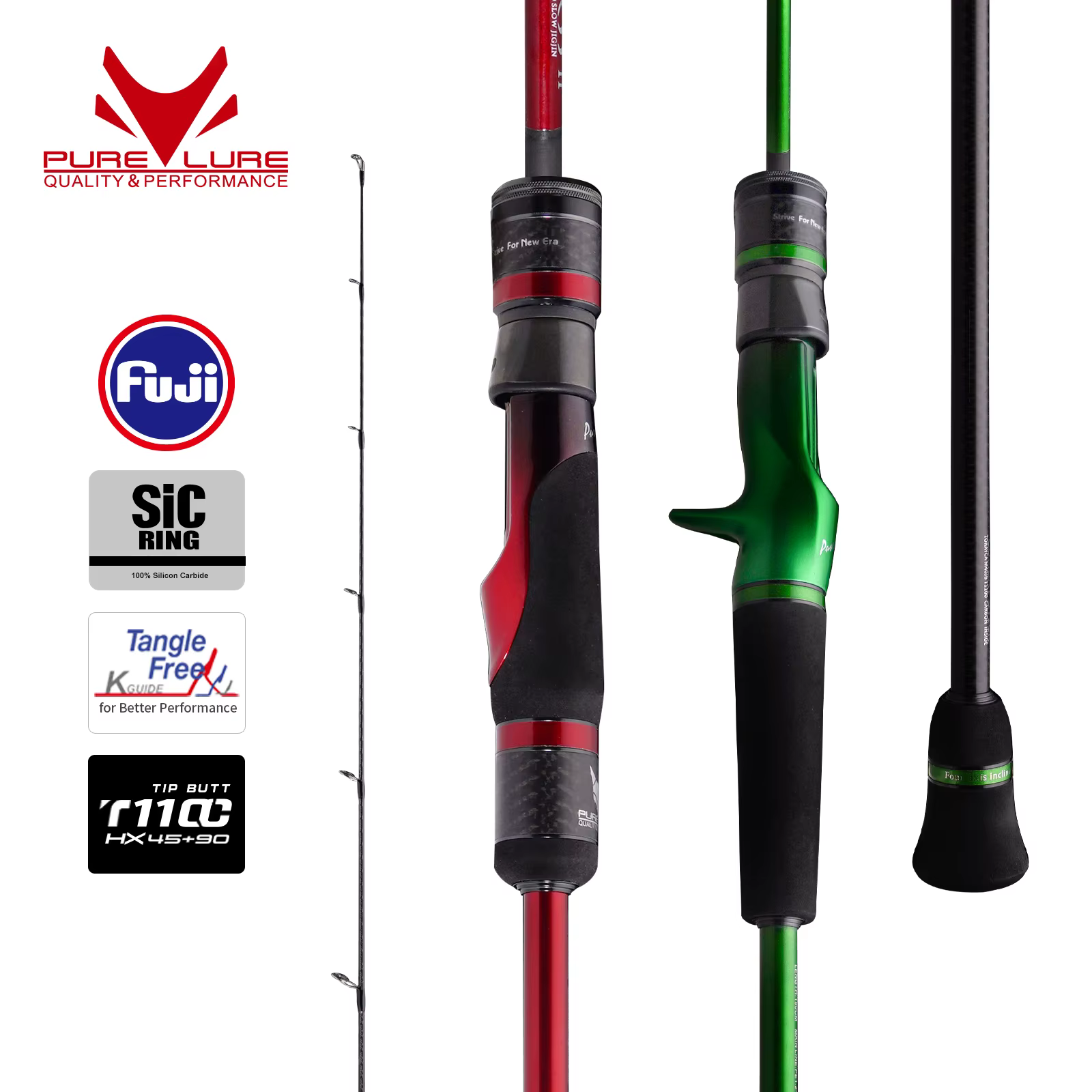 Purelure Boldness – Caña para slow jigging con punta sólida - imagen 3
