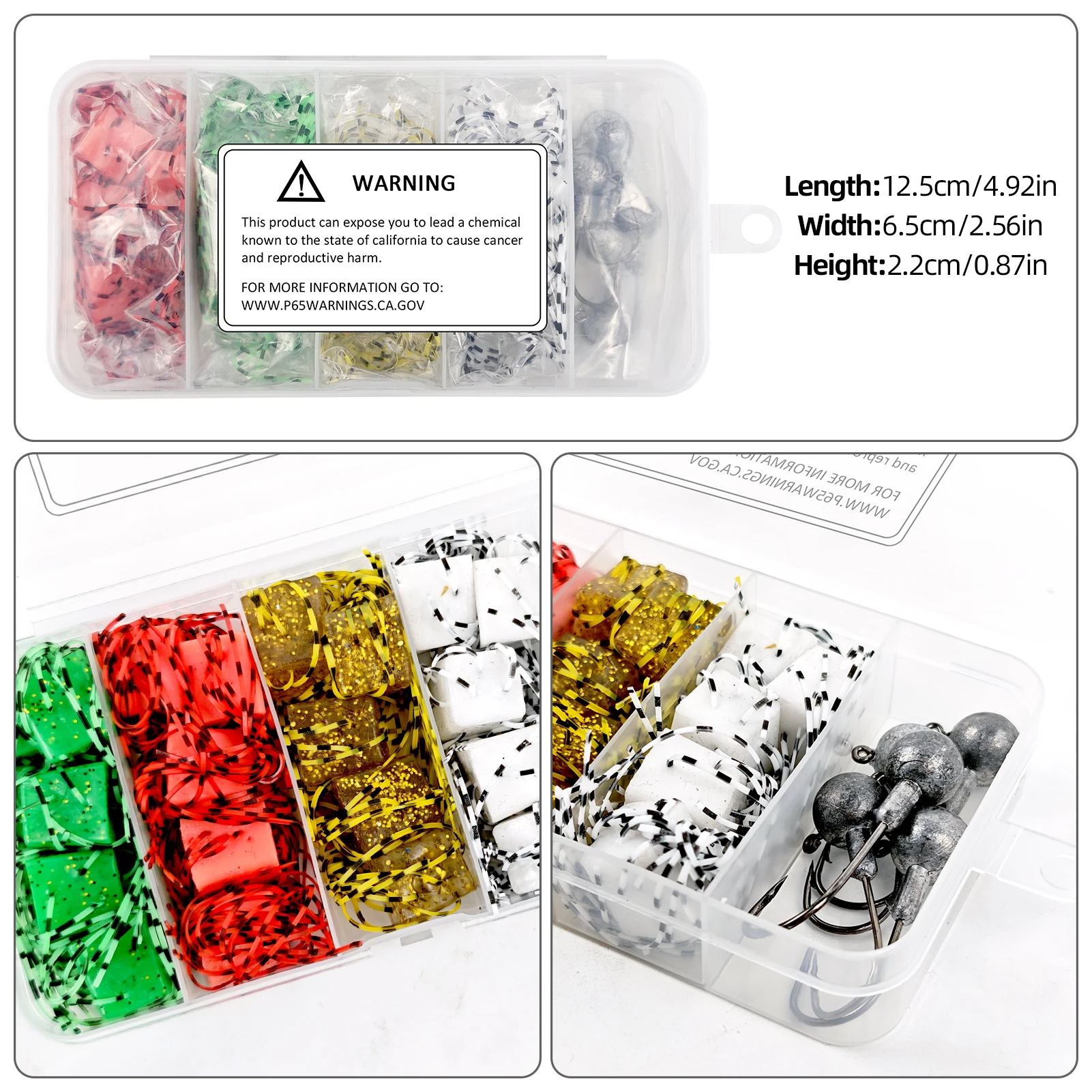 FREE FISHER Chatterbait lubina con cuchillas y faldas de goma - imagen 5
