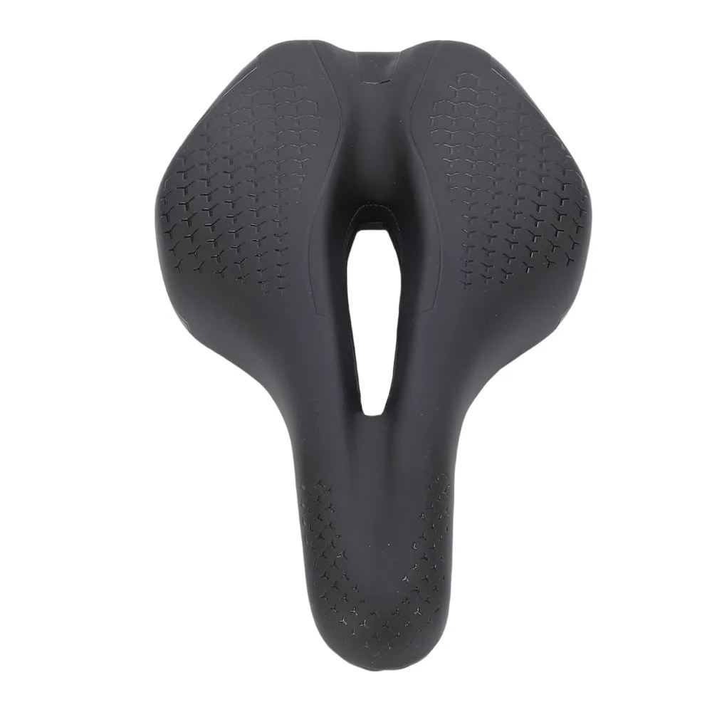 Asiento de bicicleta cómodo duradero de cuero PU hueco antideslizante - imagen 4
