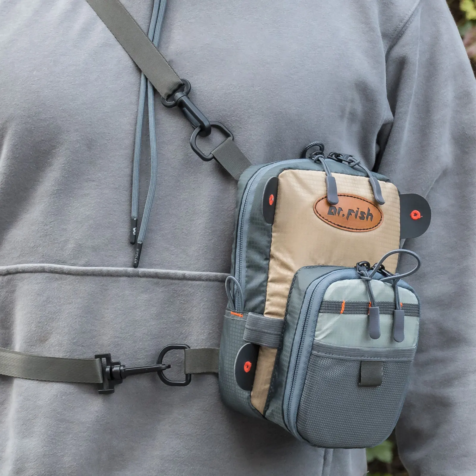 Chaleco Fly pesca con mosca – Transpirable con bolsillo y cintura ajustable - imagen 4