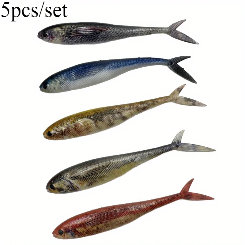 Ackibbik Swimbait 3D para trolling, cebo plástico suave - imagen 4