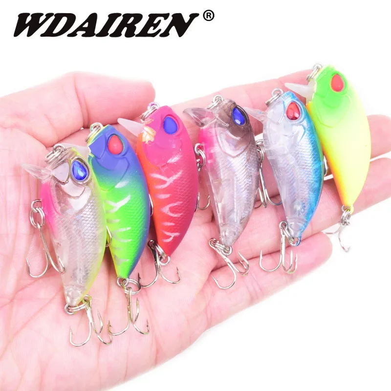 Minnow Flotante 5 cm 7 g – Crankbait para lubina, natacion erratica - imagen 5