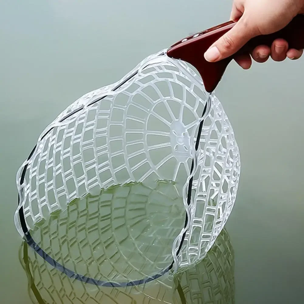 Red de aterrizaje plegable con mango de madera para pesca - imagen 2