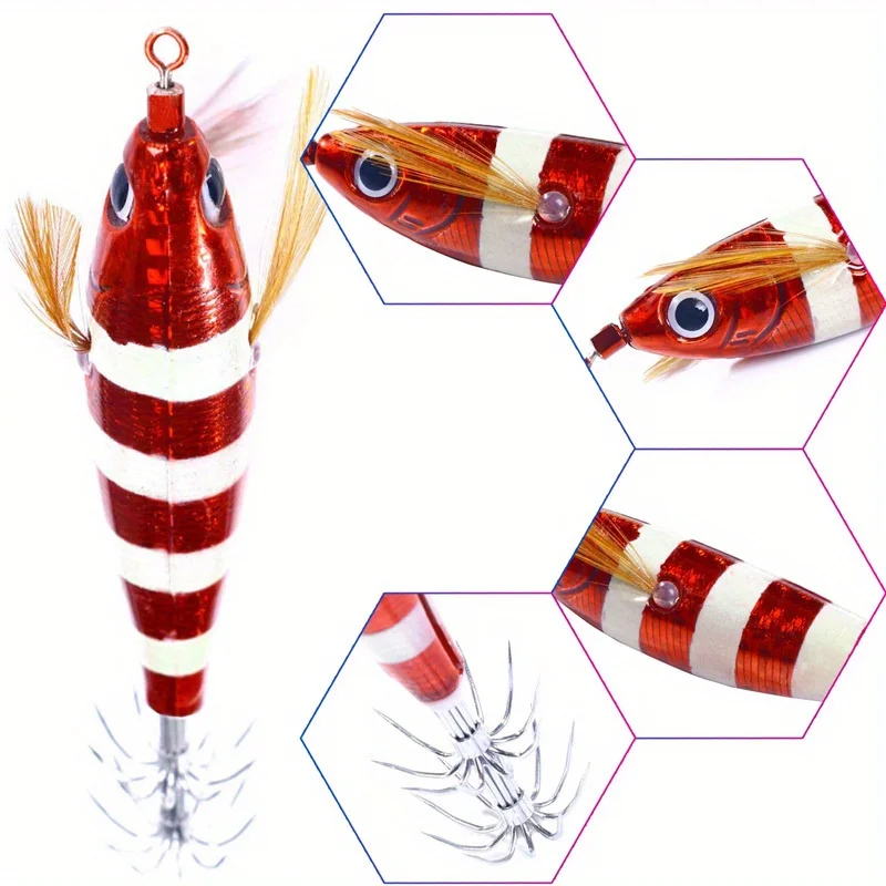 Ackibbik plantillas de calamar horizontales Jigging mar – anzuelo - imagen 5