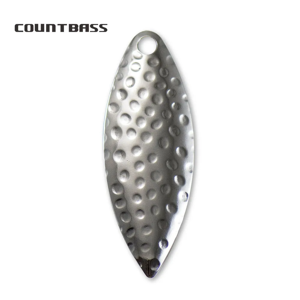 Countbass Cuchillas Spinner Martillado – Hoja Sauce Níquel Latón - imagen 3