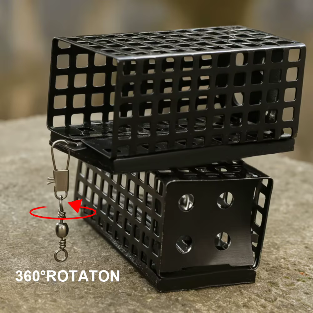 FTK Jaula de cebo desmontable para carpa con soporte metálico - imagen 3