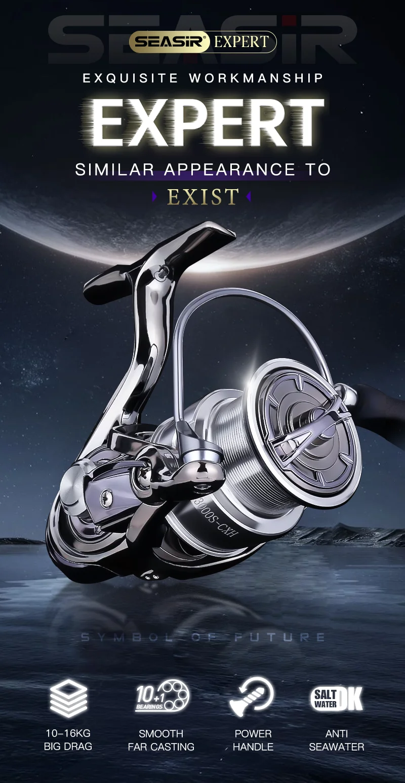 Carrete SEASIR DW POWER HANDLE vista general
