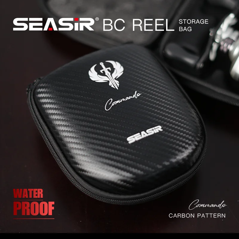 Caña baitcasting fibra de carbono SEASIR Commando – Bolsa EVA